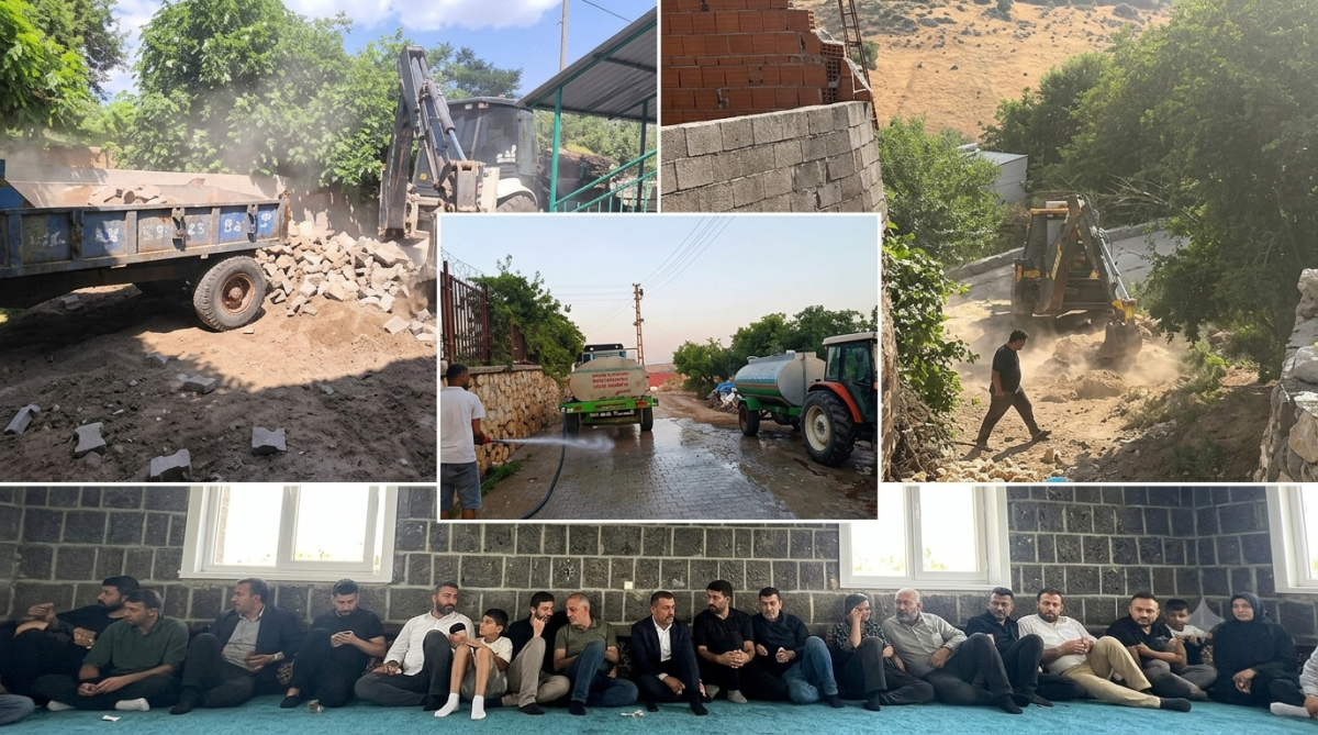 Eğil Belediyesi Sahada Çalışmalarını Sürdürüyor