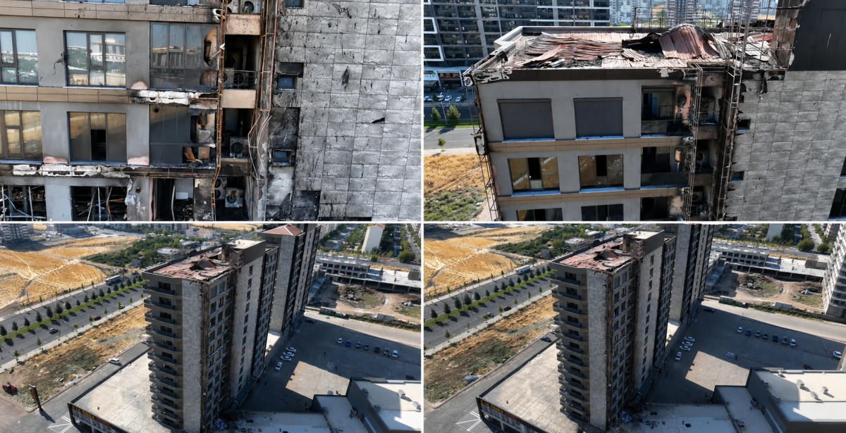 Diyarbakır’da Gece Yarısı Yangını Gündüz Ortaya Çıkan Hasarı Gözler Önüne Serdi