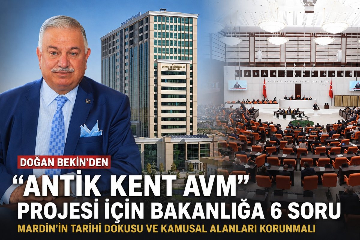 Mardin'deki Antik Kent AVM Projesi TBMM Gündeminde