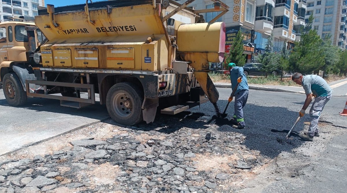 Kayapınar Belediyesi Fen İşleri Birçok Alanda Çalışmalarını Sürdürüyor