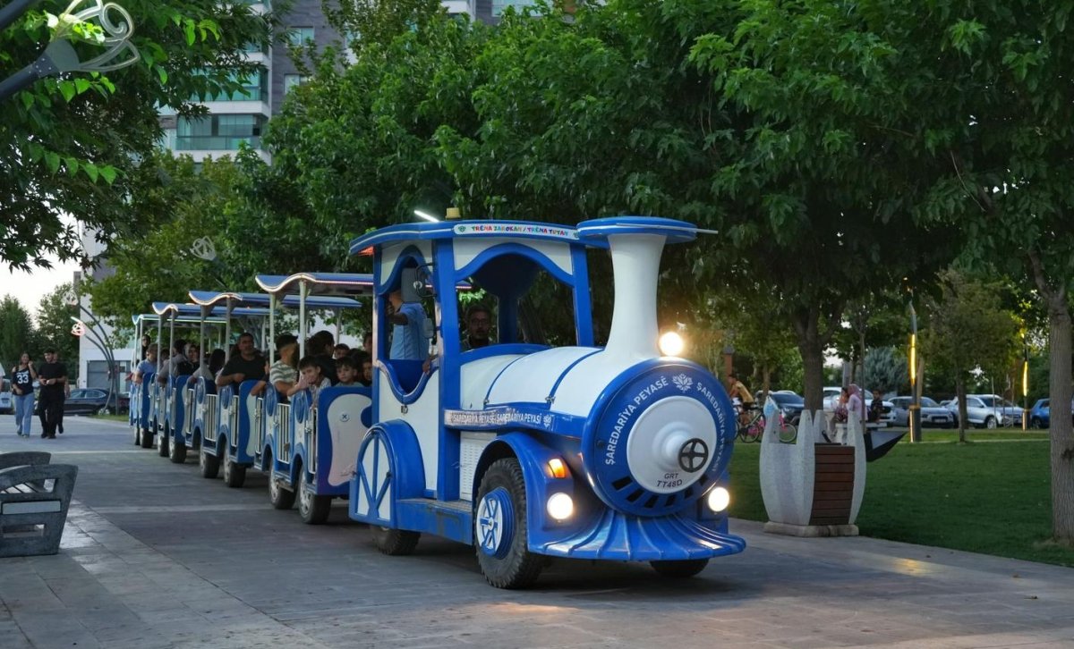 Tren Gelir Neşe Getirir Park 75’te Çocukların Yaz Keyfi Raylarda