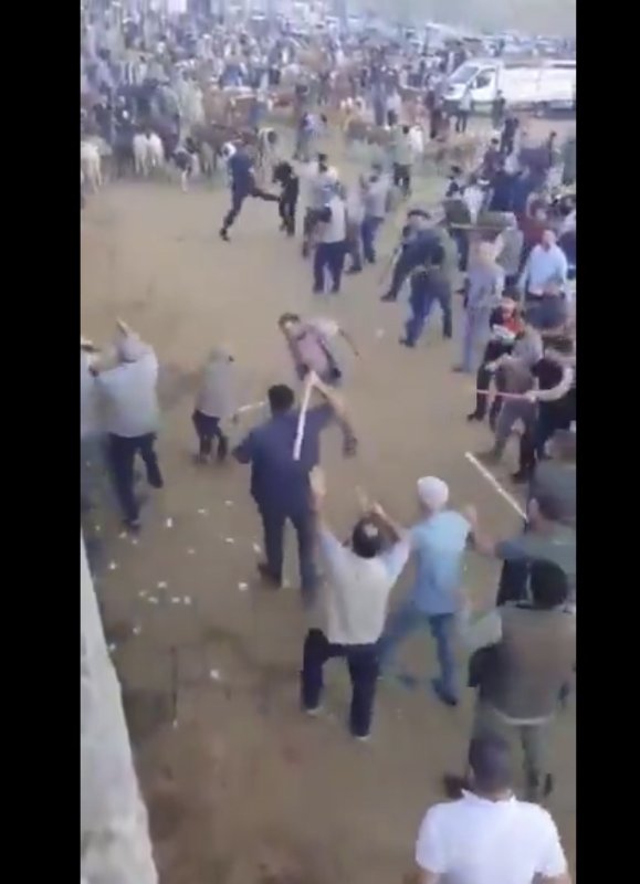 Diyarbakır Canlı Hayvan Borsası’nda Sopa ve Yumruklar Havada Uçuştu
