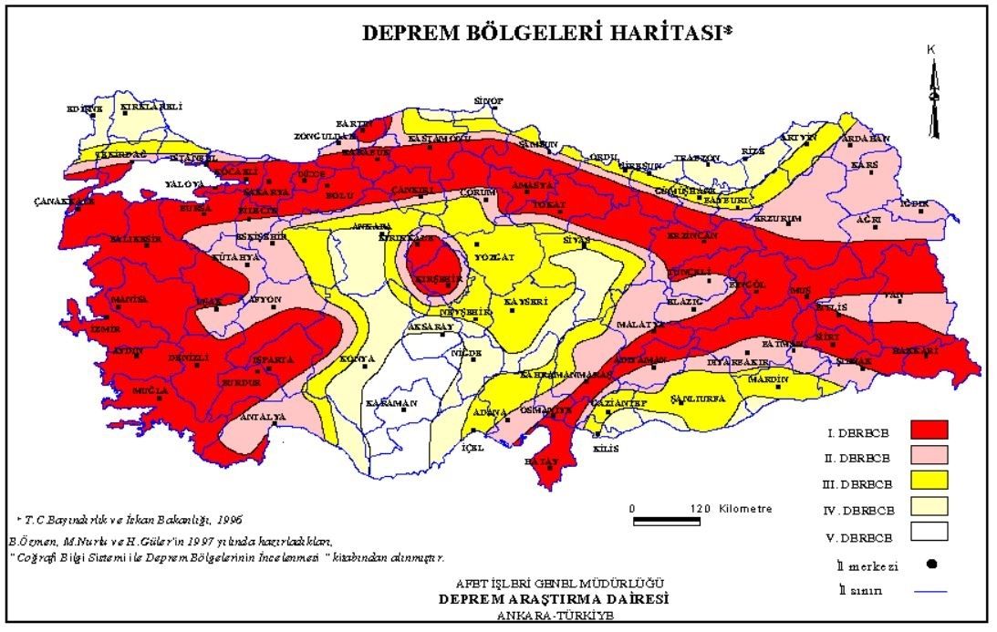 Adıyaman Deprem Riski Olan İlçeler hangileri?