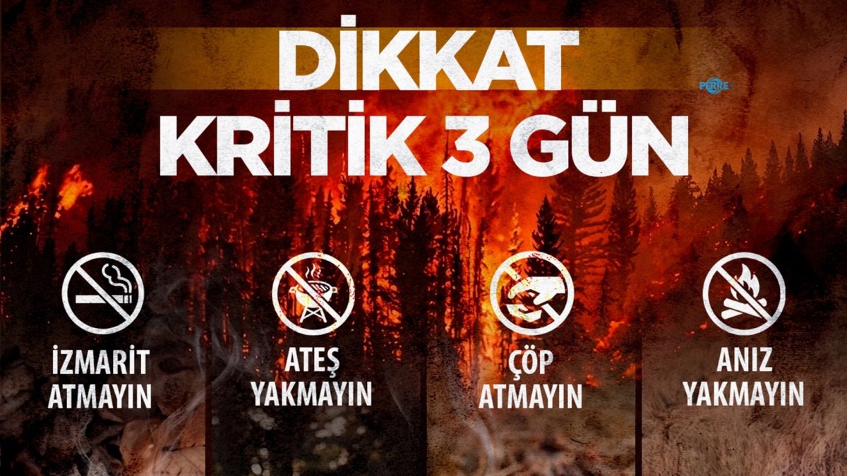 Bakan Yumaklı’dan kritik  üç gün uyarısı: Yangın riski artıyor