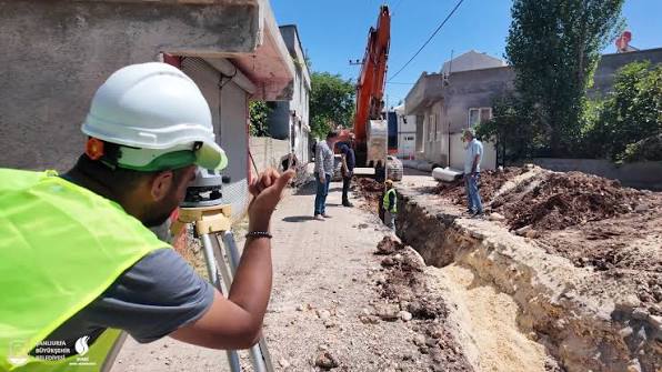 ŞUSKİ Halfeti’de Altyapı Çalışmalarını Sürdürüyor