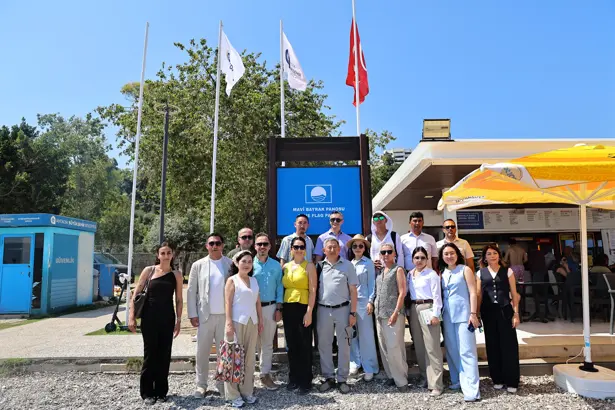 Kırgız Heyet Antalya’da Mavi Bayrak Uygulamalarını İnceledi