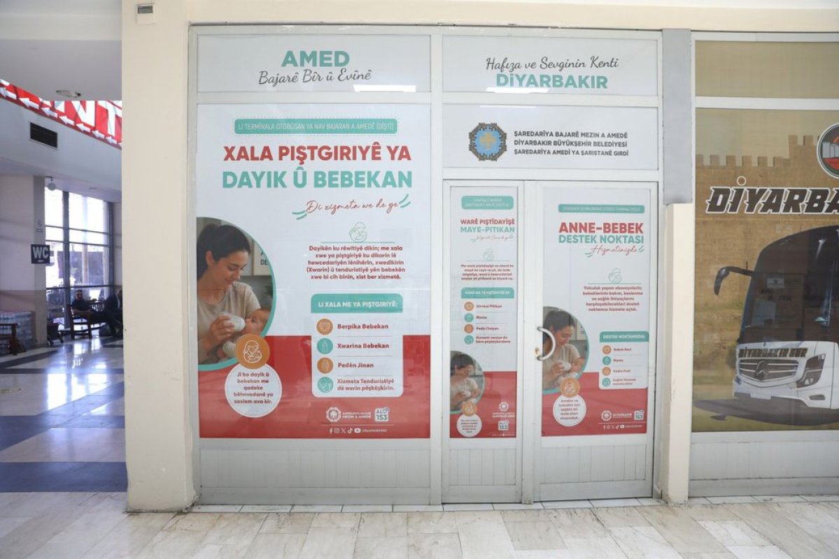 Diyarbakır Otogarında Anne Ve Bebeklere Ücretsiz Destek Hizmeti Başladı