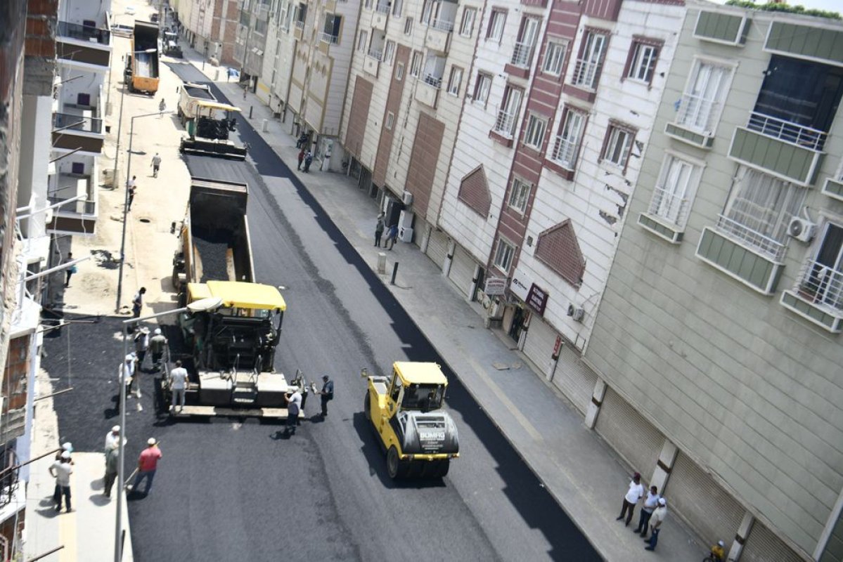 Bismil’de Ulaşım Konforunu Artıracak Asfalt Hamlesi