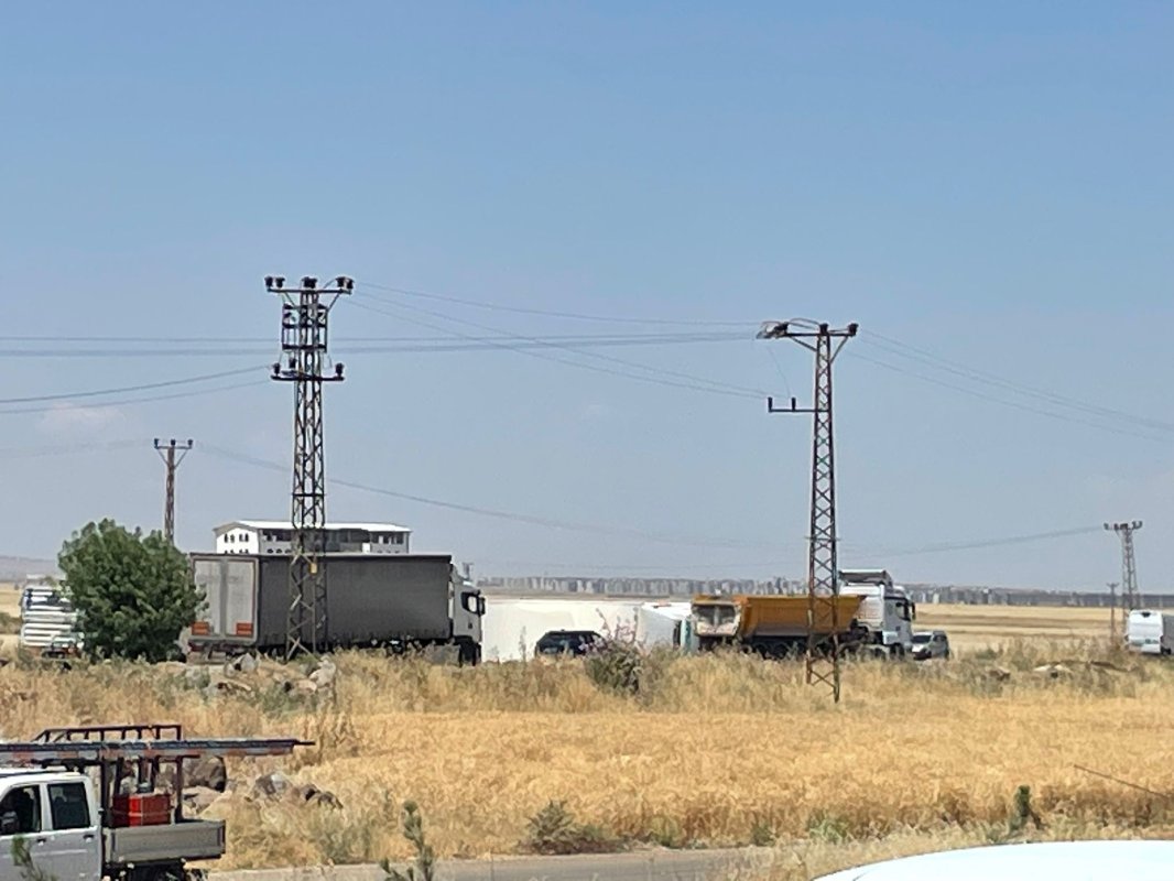 Yeni Çevre Yolunda Tır Devrildi