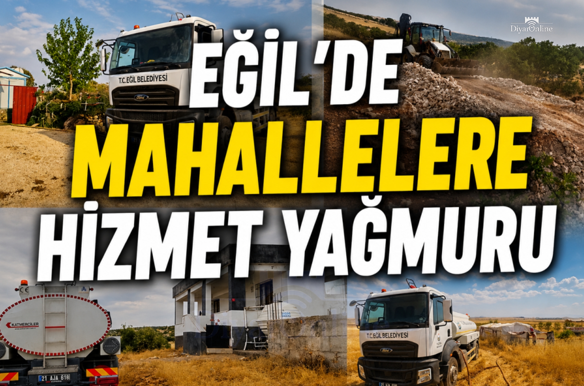 Eğil’de Mahallelerin İhtiyaçlarına Yönelik Çalışmalar Sürüyor