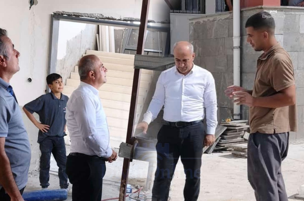 Mehmet Kantar Yapımı Devam Eden Okulları İnceledi