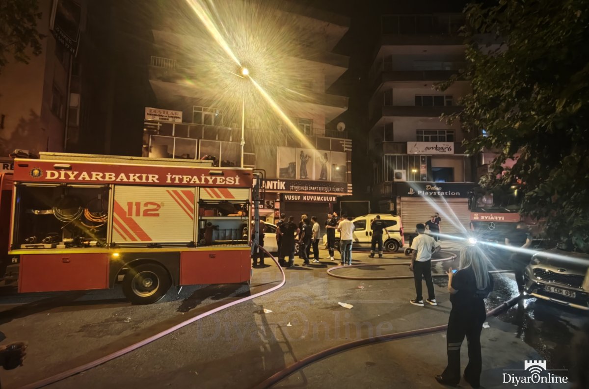 Diyarbakır Ofis Semtinde Şüpheli Yangın Paniği