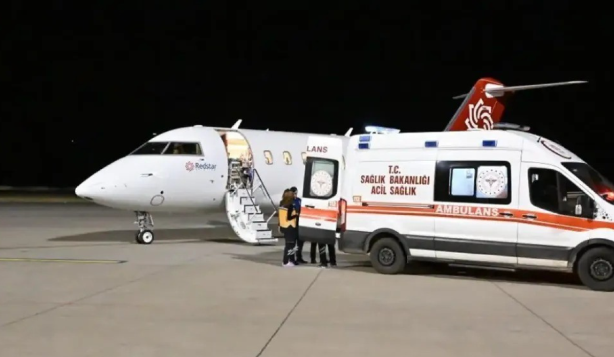 Şırnak'ta 4 Aylık Kalp Hastası Bebek Ambulans Uçakla İstanbul'a Sevk Edildi