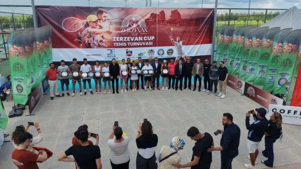 Zerzevan Kalesi’nde Tenis Heyecanı Sona Erdi